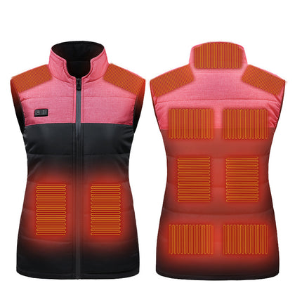 New winter electric heating vest for men and women household warm and comfortable constant temperature heating vest factory cross-border wholesale