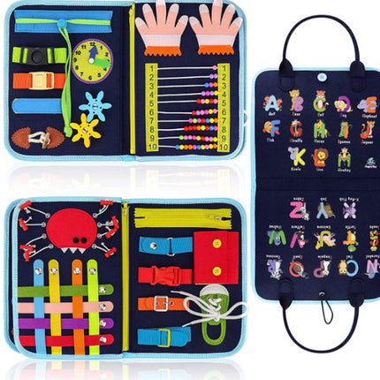 Felt Learning Board Children's Educational Early Education Board DIY Teaching Aids Infant Toys Busy Board Busy Board DIY