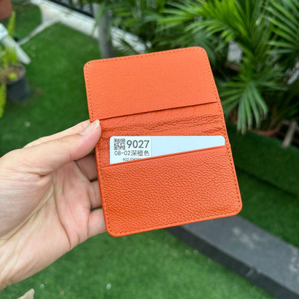Cross-Border Foreign Trade New Genuine Leather Multi-Ring Binder Mirror Window Small Card Holder First Layer Cowhide Card Bag Document Storage Card Album Card Holder