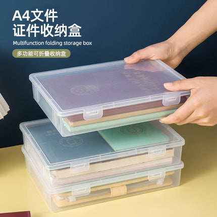 Certificate storage bag box household multi-function box certificate data card bag household register book finishing bag artifact