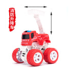 [Color box] Large stunt fire lift off-road vehicle