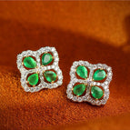 Stud earrings (a pair of price)