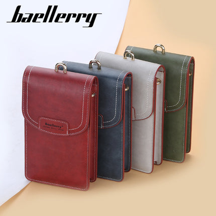 Baellerry New Crossbody Bag for Women K-Style Casual Versatile Large Capacity High-End Crossbody Mobile Phone Bag for Women