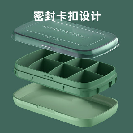 T5135 Portable Seven-Day Pill Box, One-Week Large-Capacity Storage Box, Sealed Pill Box, Portable Pill Dispenser