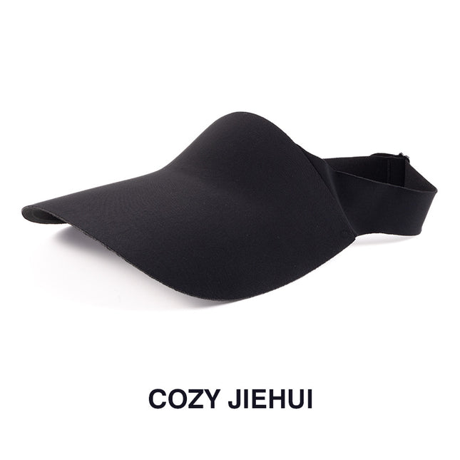Traceless Sunscreen Hat Women's Foldable Empty Top Hat Summer Anti-UV Big Brim Sun Hat Student Sun Hat