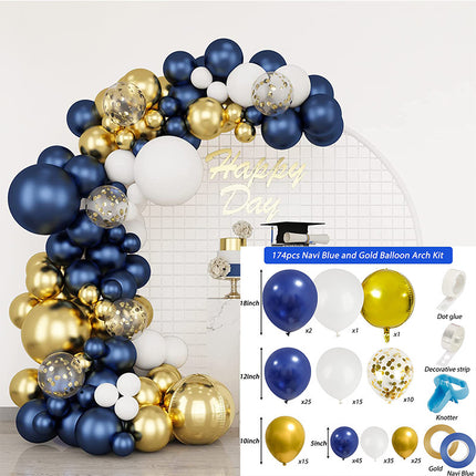 Cross-border Amazon Balloon Chain Arch suit New Birthday Decoration Wedding Room Wedding Balloon Scene Decoration Wholesale