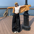 Black tea extended pants / XS