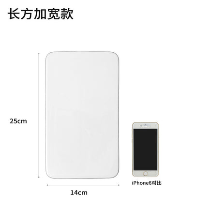 Ceramic Cake Plate Pure White Square Plate Dessert Display Dish Baking Tableware Buffet Round Swing Plate Long Square Plate