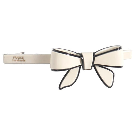 Cross-border explosions acetic acid bow clip hair accessories temperament hairpin head half hair clip spring clip