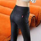 Elastic waist thickened velvet / 27