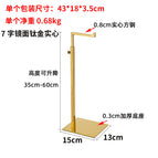 Solid 7-figure mirror titanium (8*8 solid square steel)