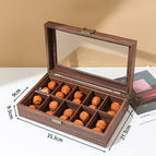 Wood grain leather 10 Gwen play storage box