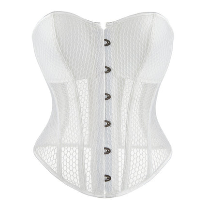 Summer Breathable Palace Body Shaping Top with Cup Mesh, Tight-Fitting Amazon Aliexpress Cross-Border E-Commerce Supply