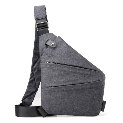 Chest Bag Men's Distinctive Shoulder Crossbody Bag Fashion Cross Bag Multifunctional Sports Fashion Underarm Bag Men's Chest Bag