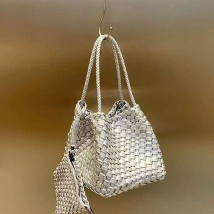 PU Dice Bucket Bag Women / Sac Seau Dés PU Femme