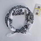 New Cashew Flower Black White
