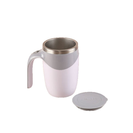 Customized 304 Stainless Steel Fully Automatic Stirring Coffee Cup Magnetic Rotation USB Charging One-Click Stirring Creative Lazy Person