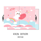Rainbow rabbit-rear side