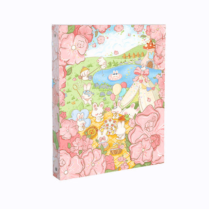 New a4 Loose-leaf Folder Office Information Test Paper Storage Folder 4-hole O-hole Holder Star Card Book Shell