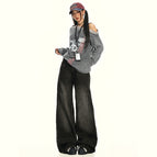 Black and gray trousers / 3XL