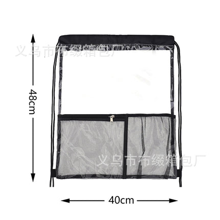 Eva Beach Bag Transparent Bundle Pocket Waterproof Large Capacity Backpack Outdoor Storage Bag Beach Swimming Clothes Storage