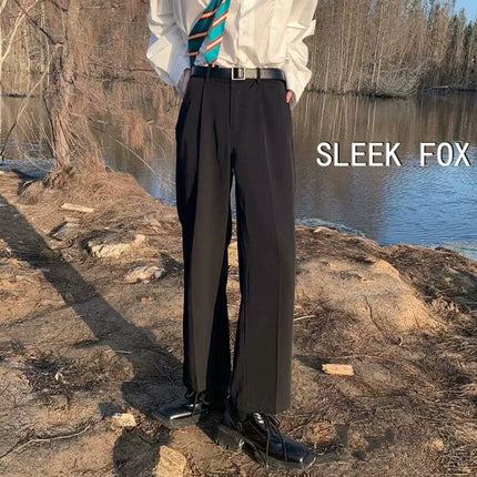 Summer Thin Trousers for Men, Extra Large Size, Loose, Tall and Slim, Simple, Capable, Super Stylish, Straight, High-End Style