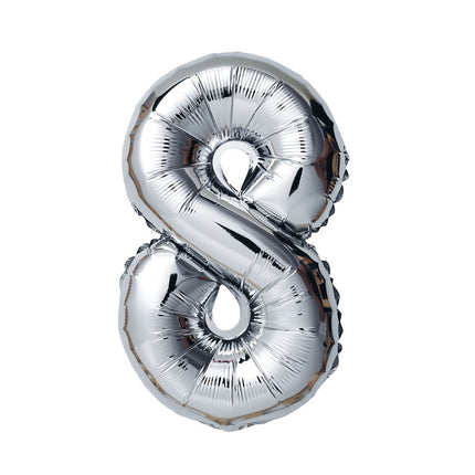 32 inch fine packaging digital aluminum foil balloon independent paper card packaging birthday party decoration floating air ball wholesale