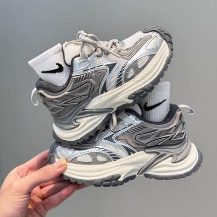 Children's Rattlesnake Silver Boys' Dad Shoes Black Heterochromatic Cat Eye Girls' Outdoor Sports Shoes Soft Sole Trendy