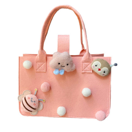 Cross-Border Cartoon Felt Bag, Cute Mommy Bag, New Baby 100-Day Banquet Souvenir Handbag, Felt Handbag