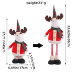 L3-35 red and green plaid telescopic deer