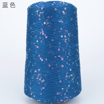 Silk Joy/Tencel Iridescent Sequin Hand-Knitted Yarn Ball Colorful Tencel Sequin Yarn Wholesale 500g