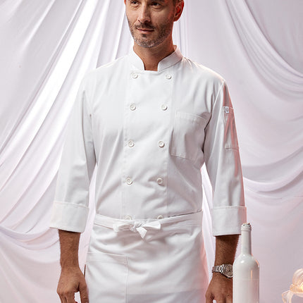 Zhenyao Chef Uniform Autumn and Winter Men's Hotel Western Cuisine Kitchen Work Clothes Back Kitchen Restaurant Chef Manager Workwear New Style