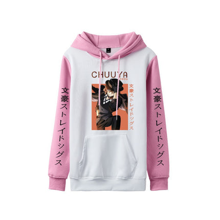 Foreign trade spring and autumn hooded sweater literary giant wild dog around the European code cross-border hot printing pullover men's and women's sweater