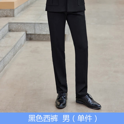 Autumn and winter men's and women's double-breasted suit suit performance clothing Aviation captain uniform property hotel security work clothes men