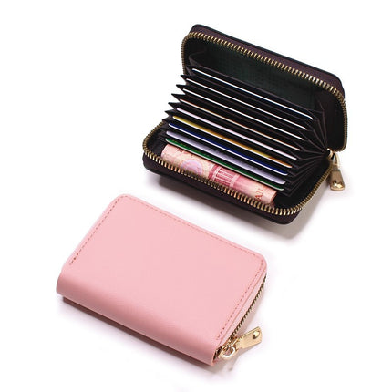 2021 New Card Holder Women's Large Capacity Multi-Card Slot Card Holder Compact Men's Wallet Card Holder Card Holder Coin Purse