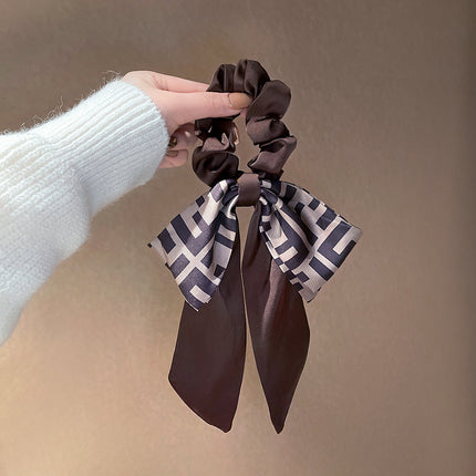 Bow hairpin new black fabric headdress spring clip French high-end head clip jewelry hair clip