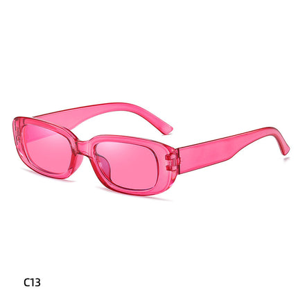 New Retro Sunglasses with Pc Lenses, European and American Trendy Square Frame Sunglasses, Fashionable and Unique Square Glasses, Cross-Border Wholesale