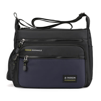 Men's Bag Crossbody Bag High-end Sense Large Bag Business Commuter Shoulder Bag All-match Large Capacity Men's Casual Bag Stall Bag