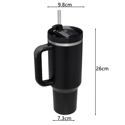 Cross-Border Second-Generation 40oz Large-Capacity Ice Cup 304 Stainless Steel Insulated Cup Portable Car Cup Car Cup