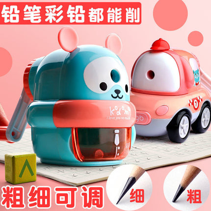 Dingbang cartoon pencil sharpener roll pen hand-cranked primary school children's kindergarten automatic Pen pencil sharpener machine