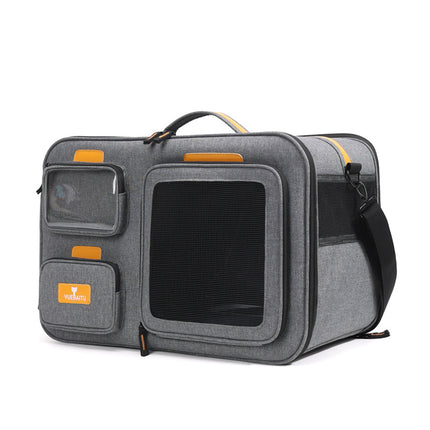 Portable Cat Bag for Outings, Portable Cross-Body Large-Capacity Bag for Cats, Ventilated, Breathable, Anti-Stress Dog Extra Large Pet Bag
