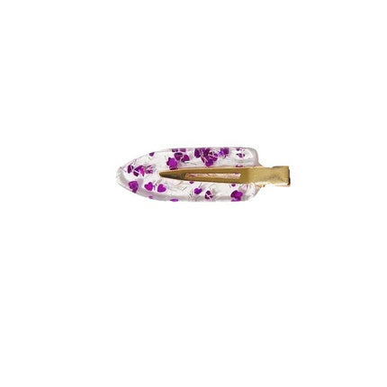 High-Appearance Instagram Style Light Luxury French Style Seamless Hairpin Women's Side-Side Bangs Clip for Preface Cosmetic Clip Small Clip Transparent