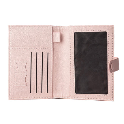 Travel Passport Holder Storage Bag, Classy Small Fragrance Style, Can Hold Wallet, Card Holder, All-In-One Passport, Good-Looking Female Multi-Function
