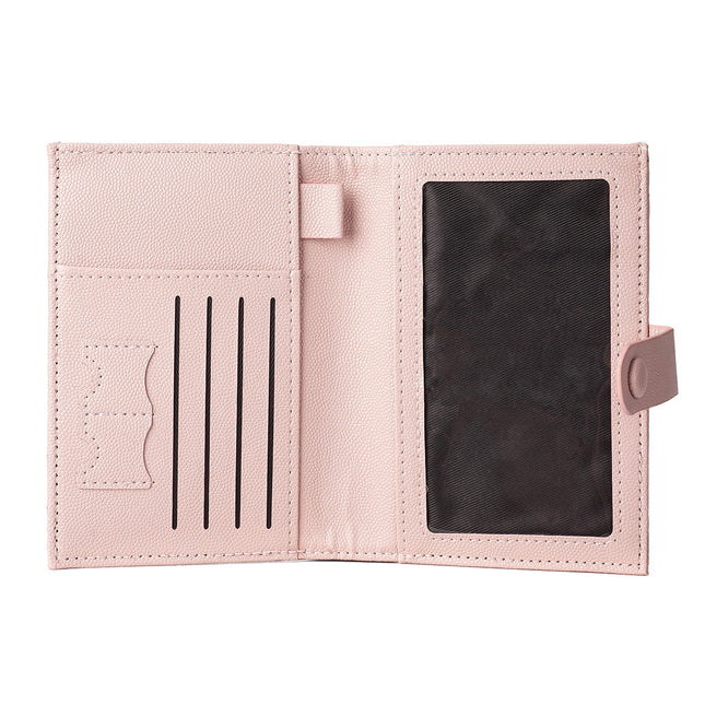 Travel Passport Holder Storage Bag, Classy Small Fragrance Style, Can Hold Wallet, Card Holder, All-In-One Passport, Good-Looking Female Multi-Function