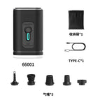 Battery air pump with light 1200 mah