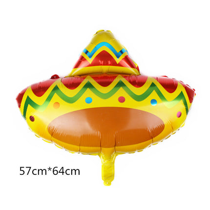 Cross Border New Ball Mexican Carnival Party Decoration Balloons FIESTA Alpaca Cactus Burrito Balloons