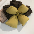 F35 cotton-filled hair tie yellow