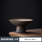Standard / Gilt song shadow fruit plate.small