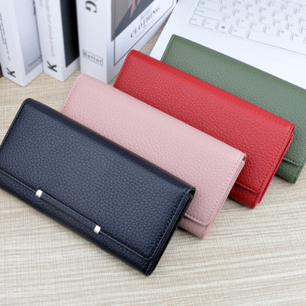 New Women's Wallet Women's Long Clutch Bag Mother's Multi-Card Card Bag Fashionable Simple Large Capacity Mobile Phone