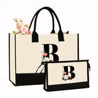Black Letter Flower B